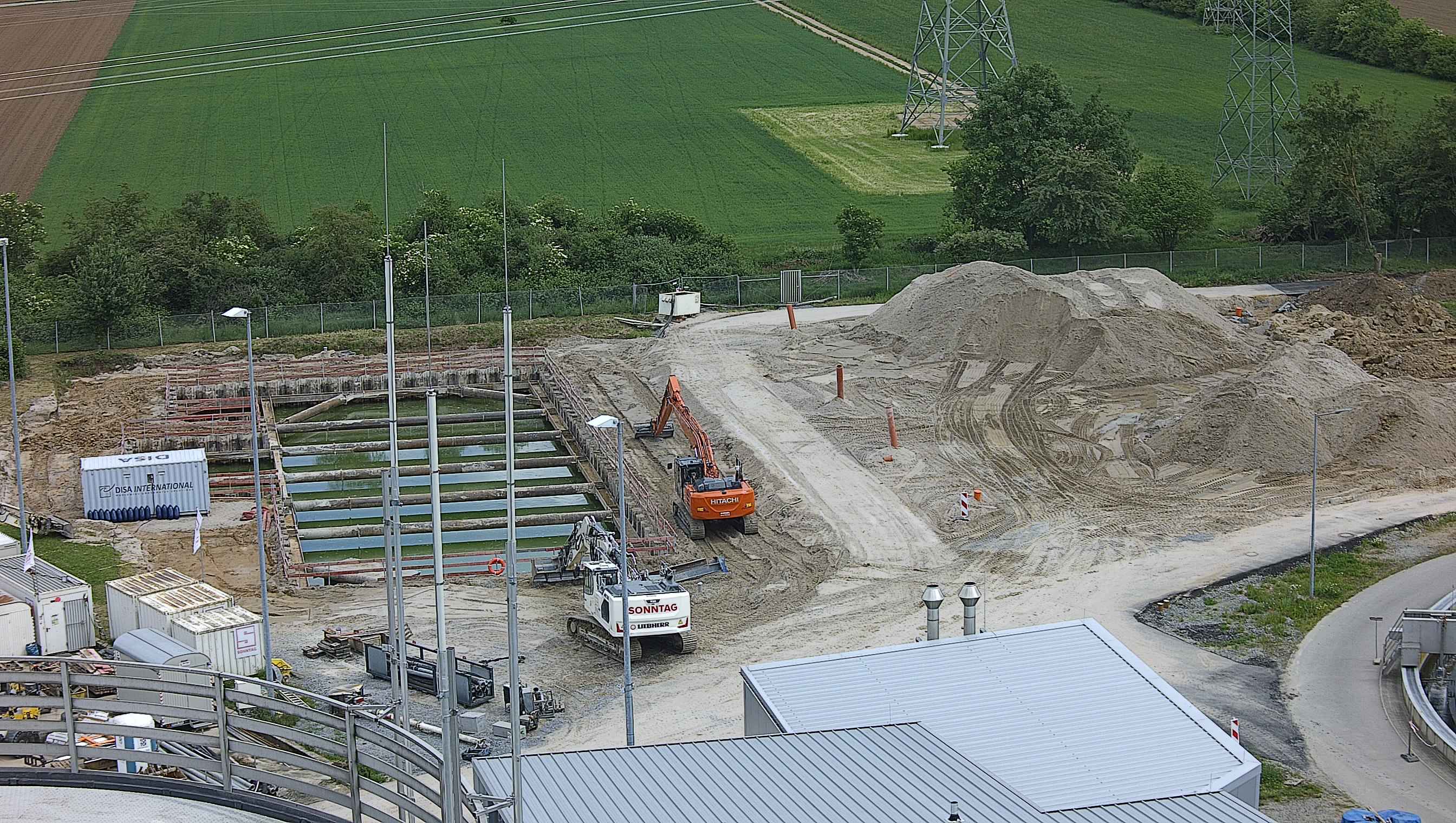 Aktuelles Baustellenbild der Baustelle